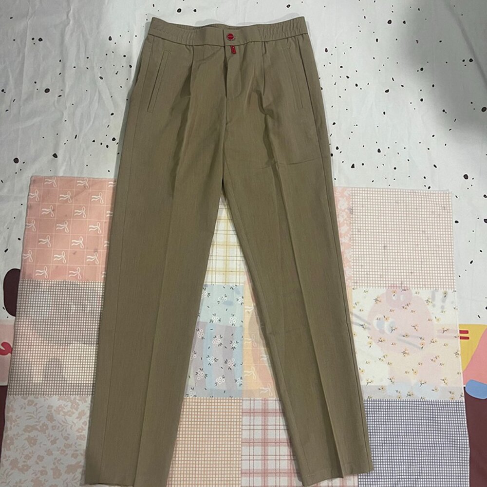 Kiton Khaki Casual Pants